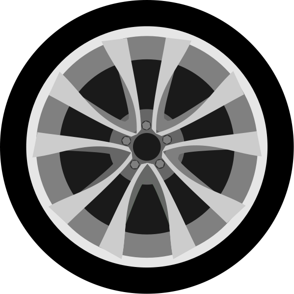 Alloy Wheel Vector PNG