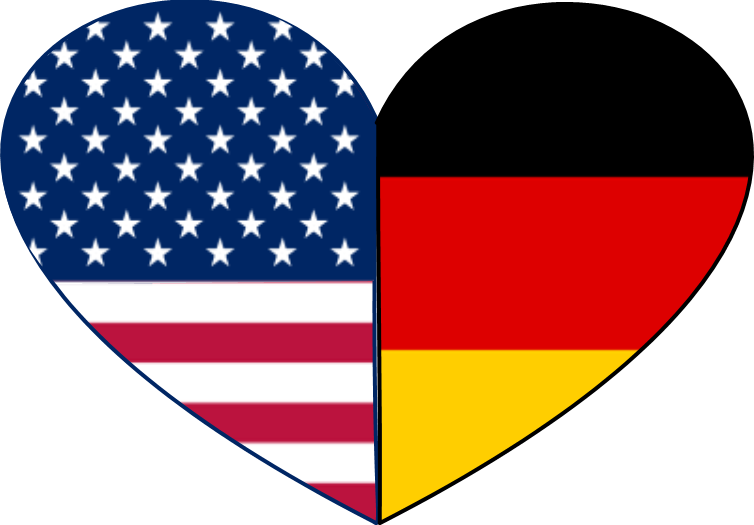 American Flag Heart Transparent Image