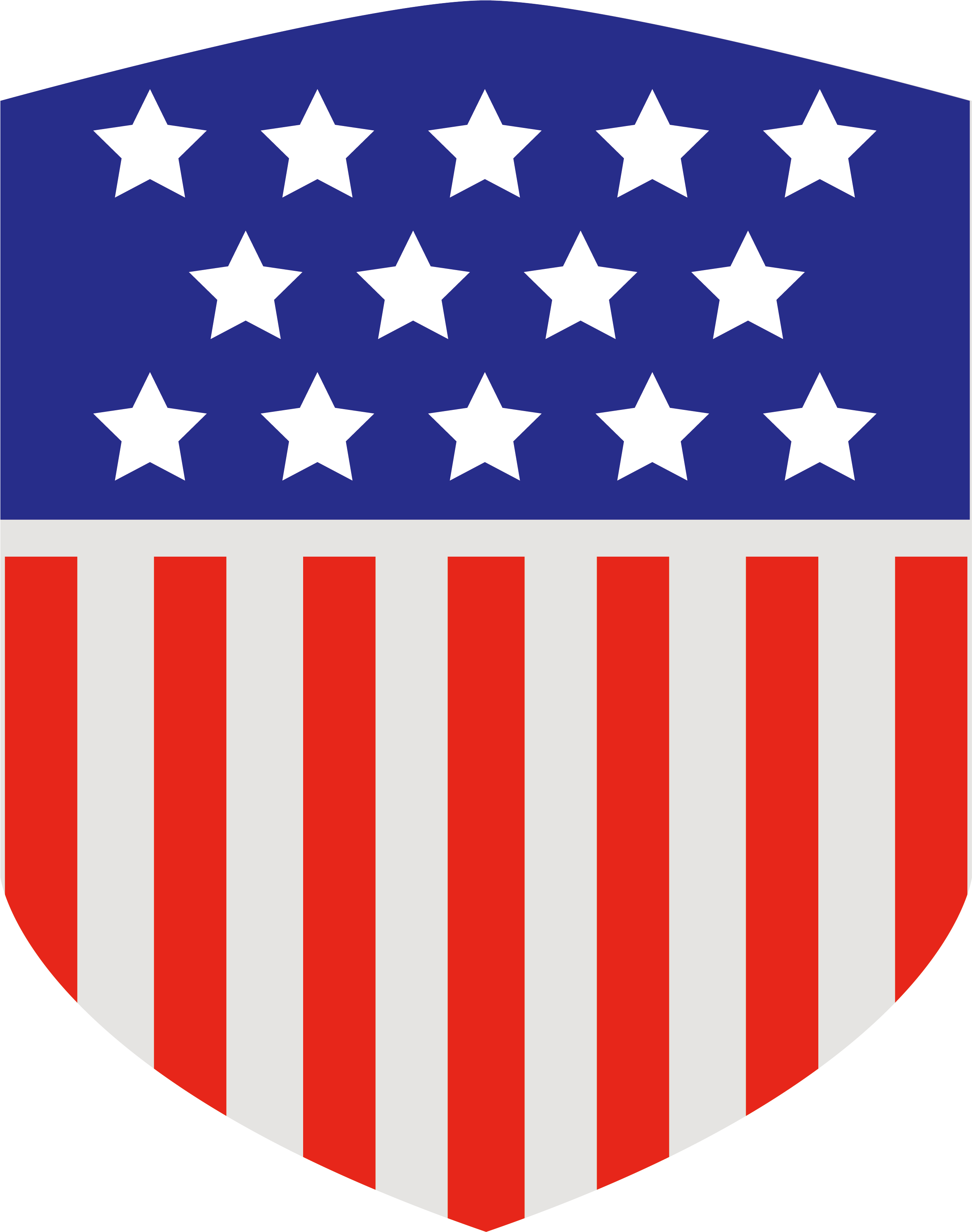 Transparenter Hintergrund des amerikanischen Flaggenvektors