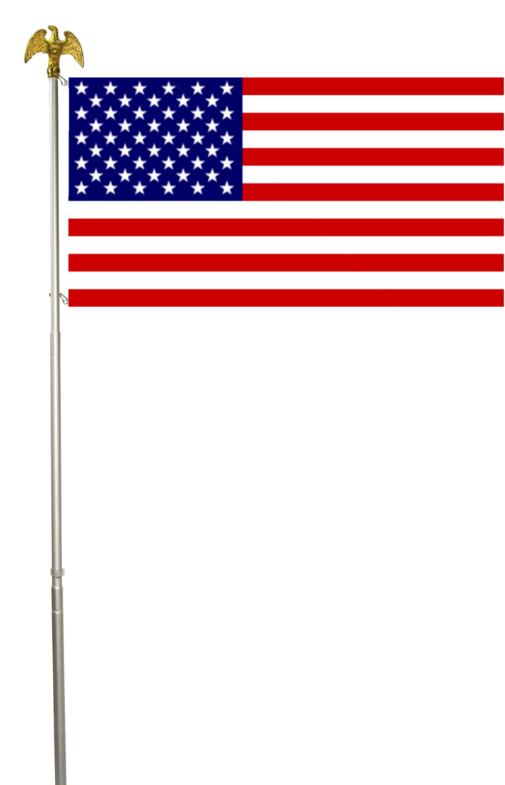 Amerikanische USA-Flagge PNG HD-Qualität