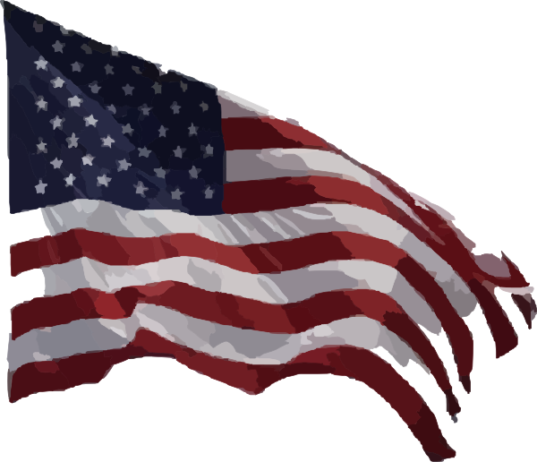 American USA Flag Transparent File