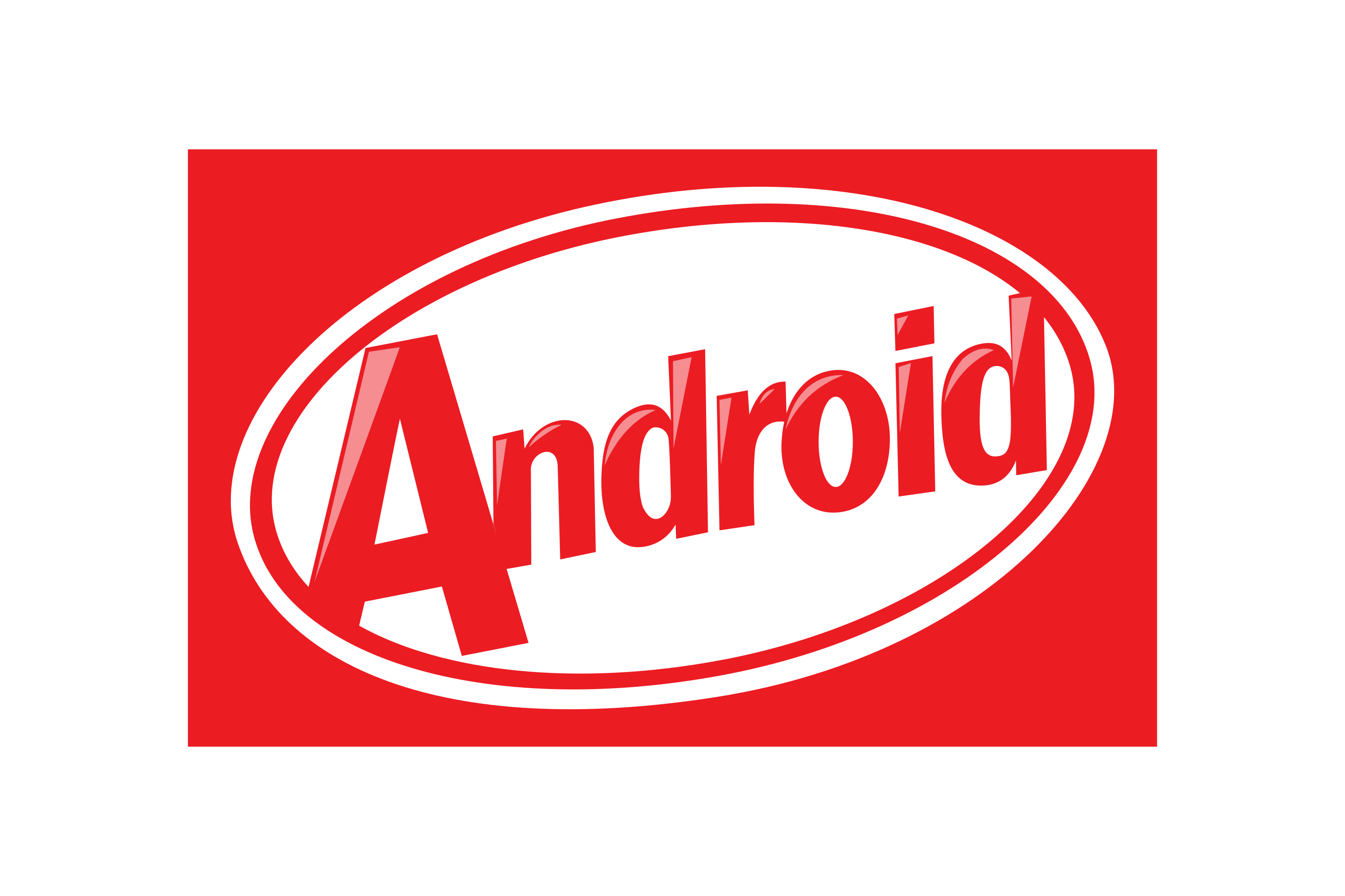 Android Kitkat Red PNG