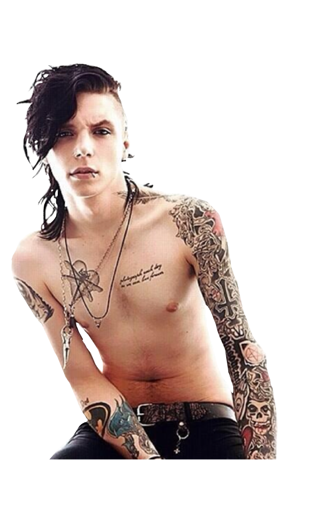 Andy Sixx Shirtless PNG