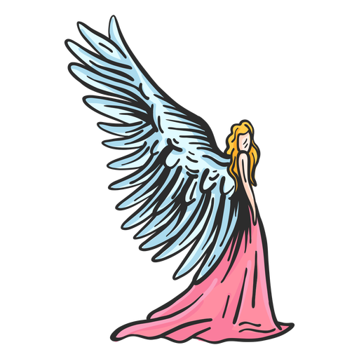Angel Praying Wings Transparent PNG