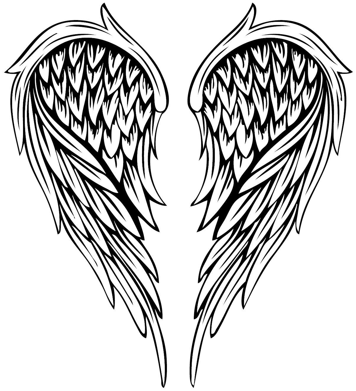 Angel Tattoo Heart Transparent PNG