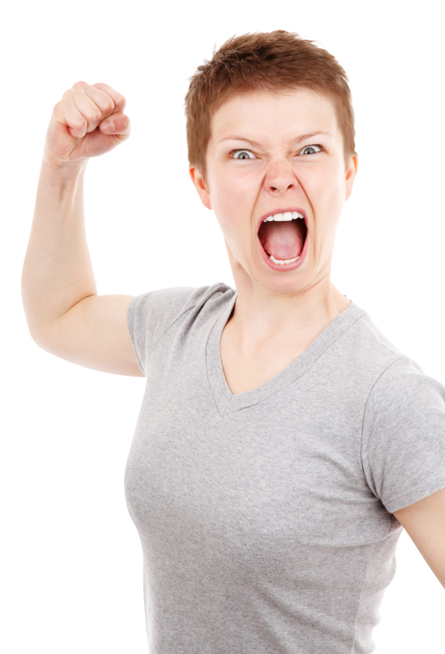 Angry Person Female Transparent PNG