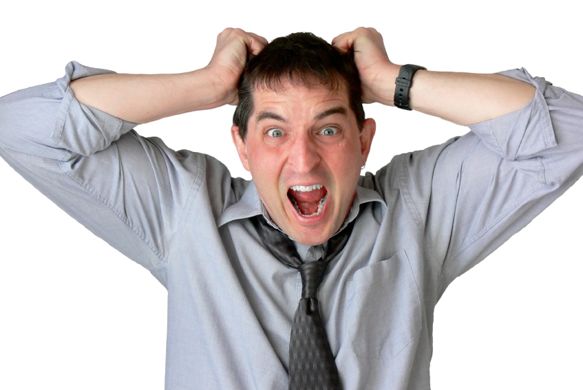 Angry Person Frustrated Transparent PNG