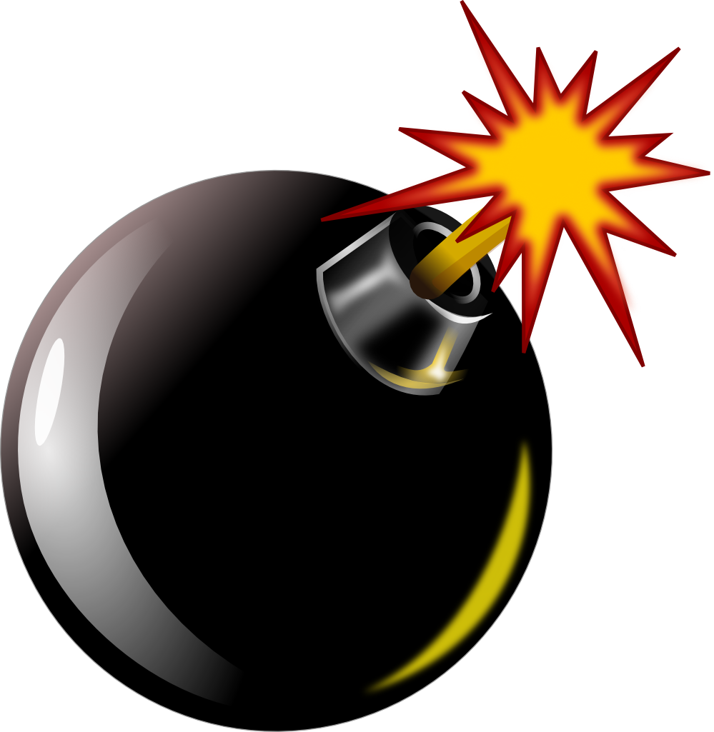 Animated Bomb PNG Clipart Background