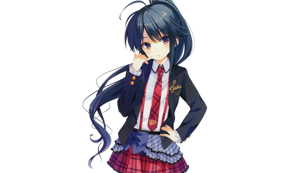 Anime Girl Thinking Transparent PNG