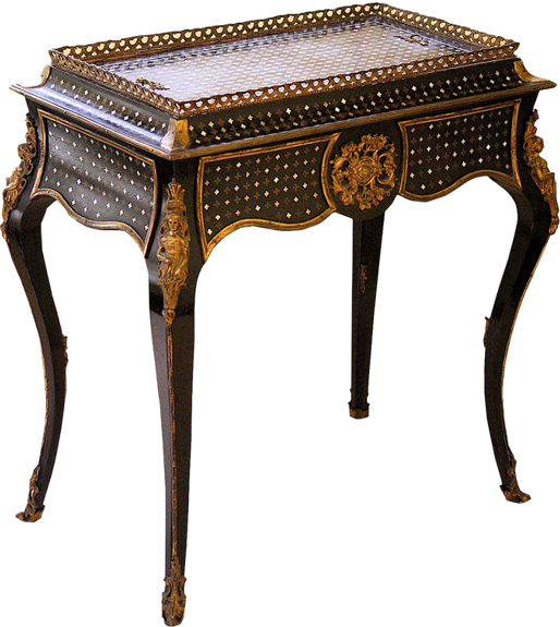 Antique Small Table Transparent PNG