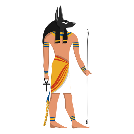 Anubis Illustration Standing Transparent PNG