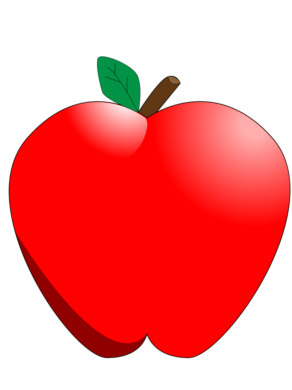 PNG transparente de la fruta de manzana