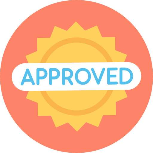 Approved Design Logo Transparent PNG