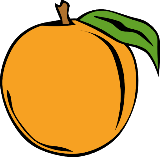 Apricot Orange Clipart Transparent PNG