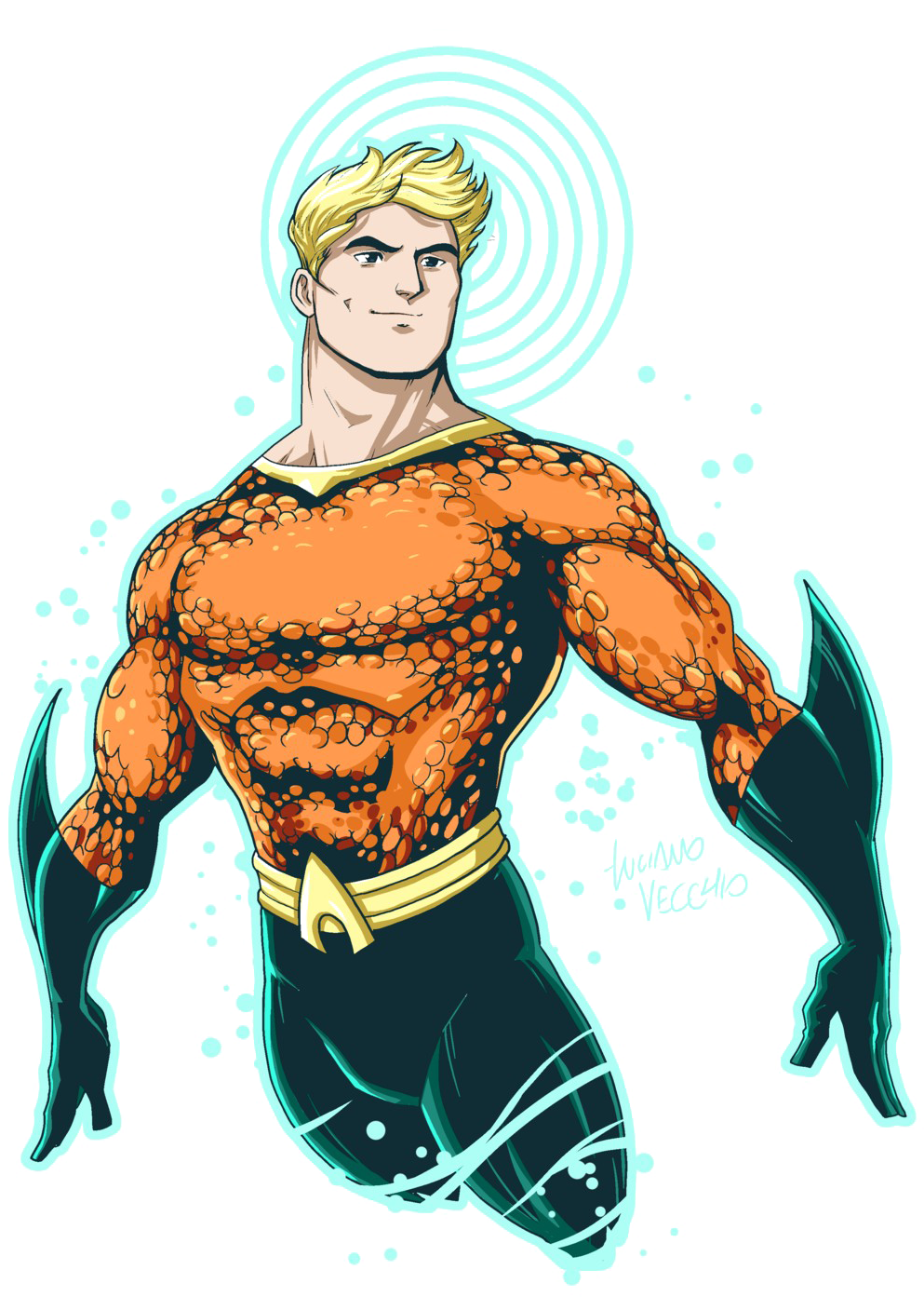 Aquaman Vector Transparent PNG