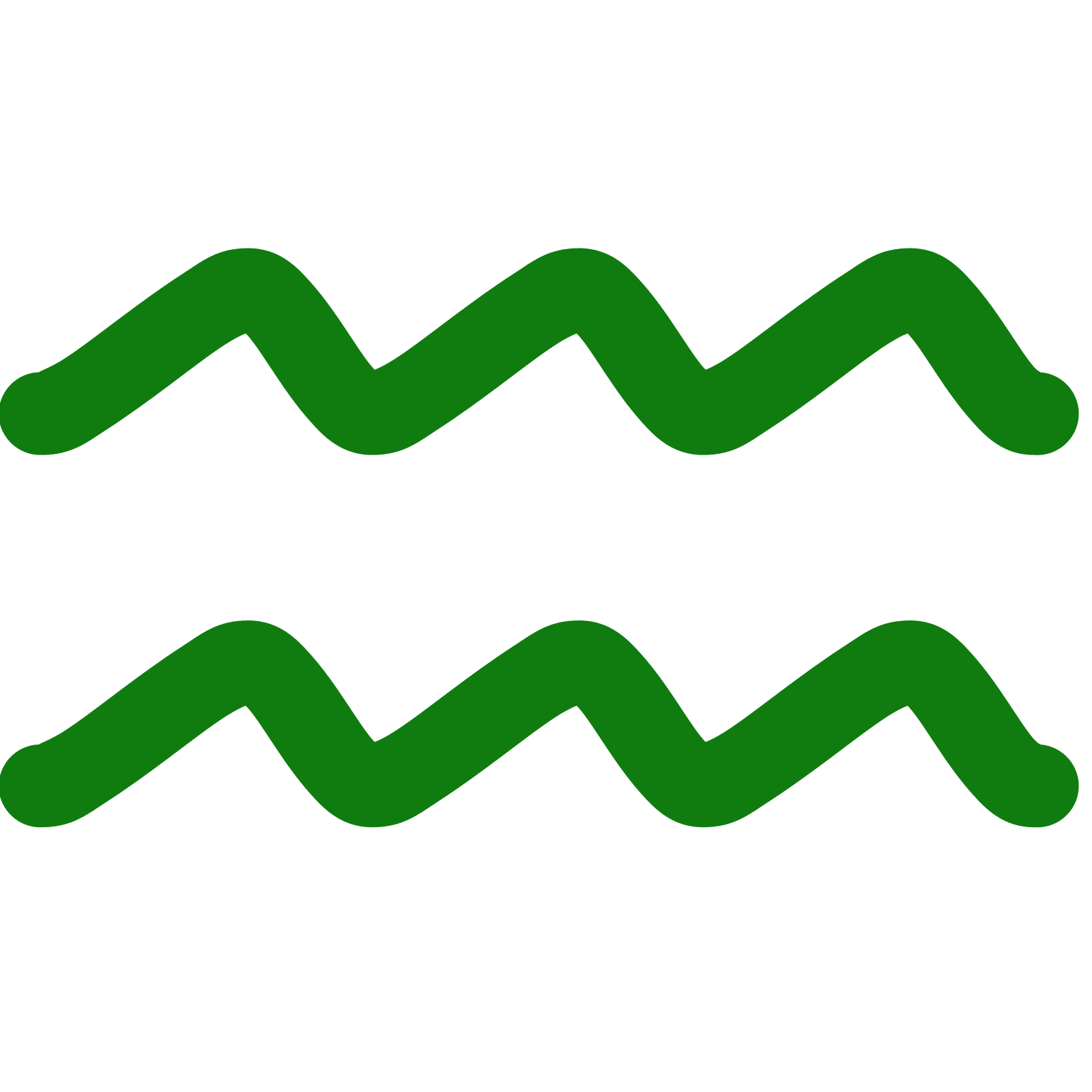 Aquarius Green Astrological Logo Transparent PNG