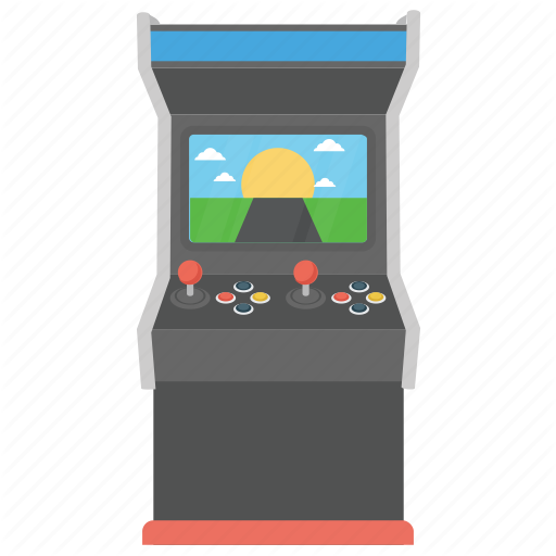 Arcade Machine Game Icon Vector PNG