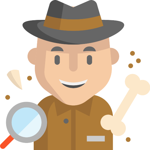 Archaeologist Man Vector PNG