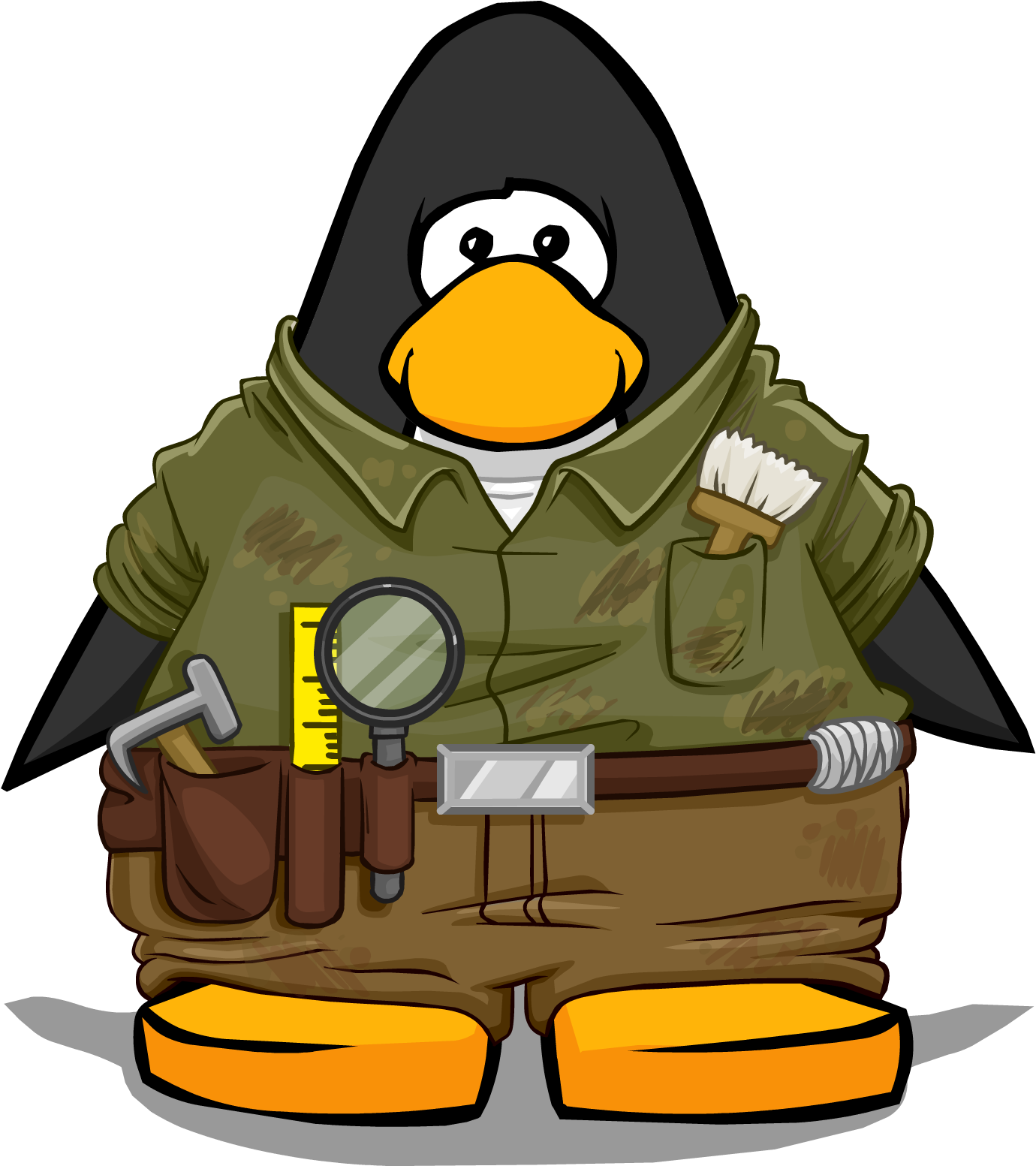 Archaeologist Penguin PNG