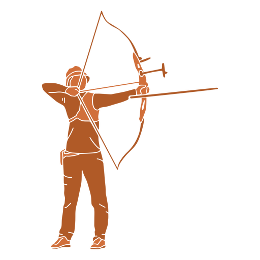 Archery Man Icon PNG