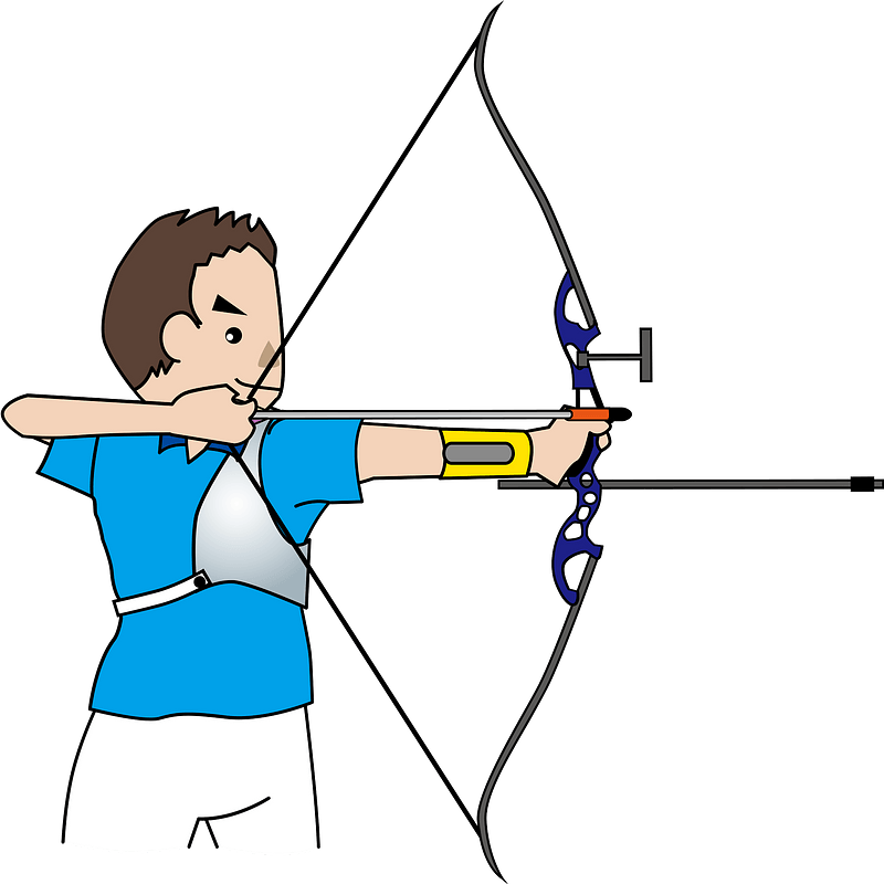 Archery Sports Clipart PNG