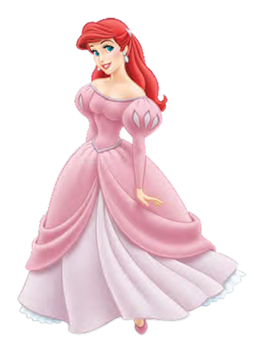Ariel Princess Dress PNG