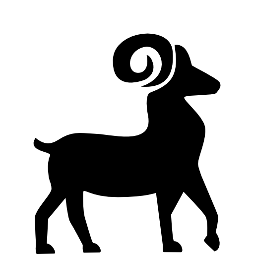 Aries Silhouette PNG
