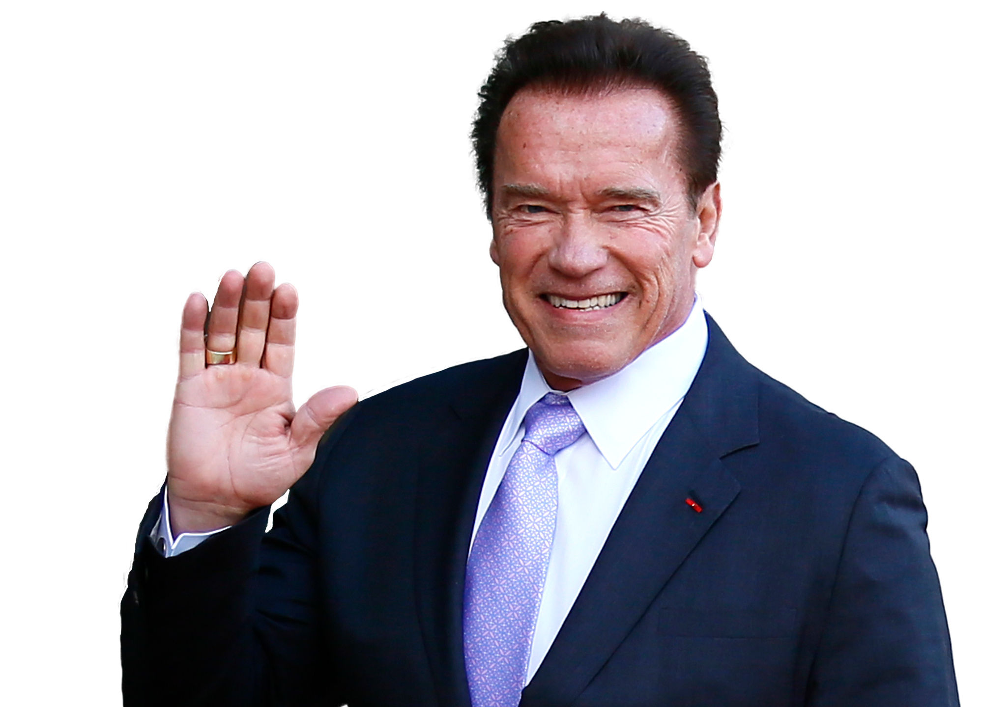 Arnold Schwarzenegger Hand Wave PNG