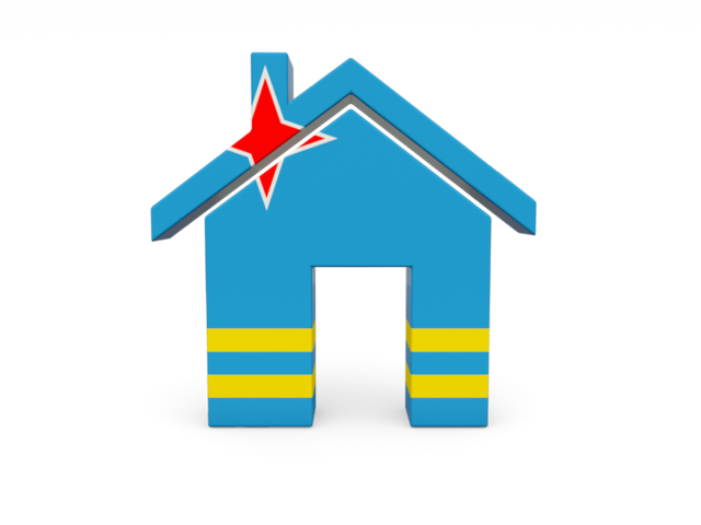 Aruba Flag Icon Background PNG Image