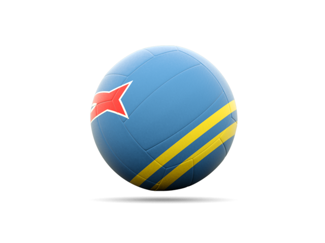 Aruba Flag Logo Background PNG Image