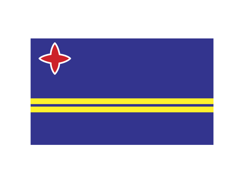 Aruba Flag Logo PNG HD Quality