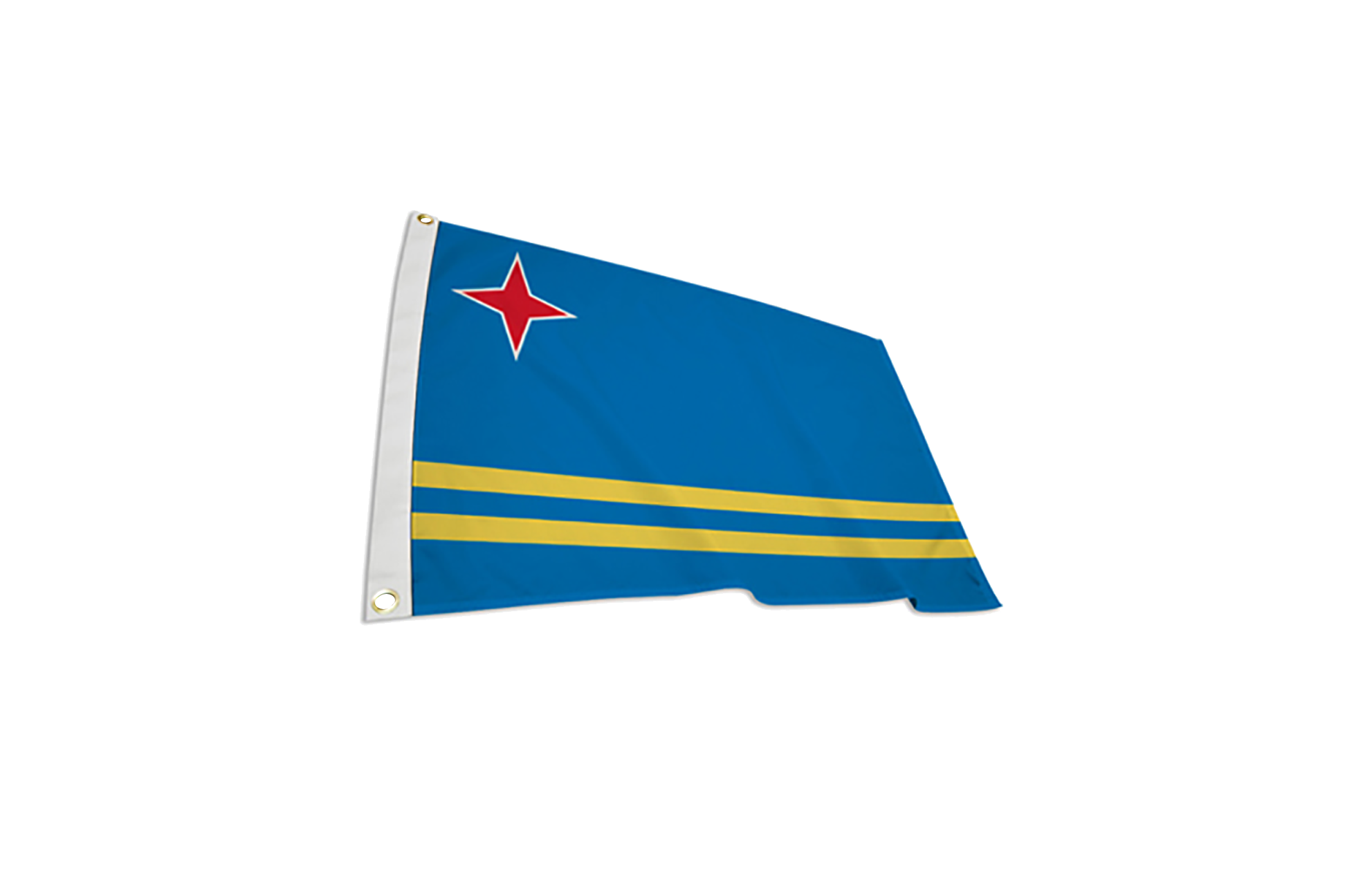 Aruba Flag Transparent Background