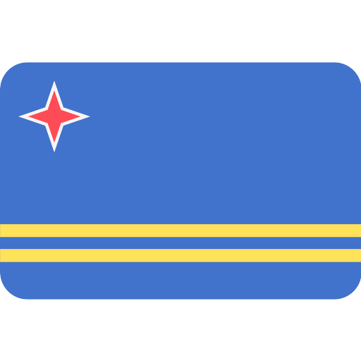 Aruba Flag Vector PNG Clipart Background