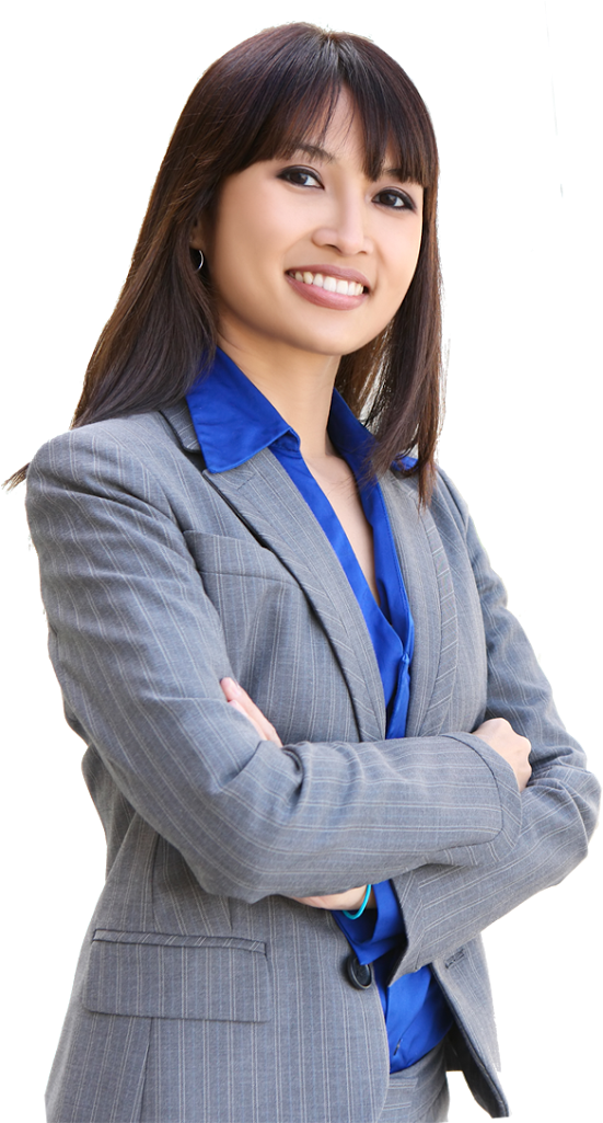 المرأة الآسيوية الأعمال PNG
