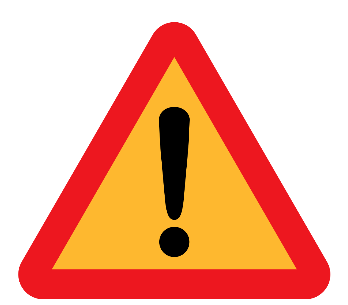 Attention Danger Sing Transparent PNG