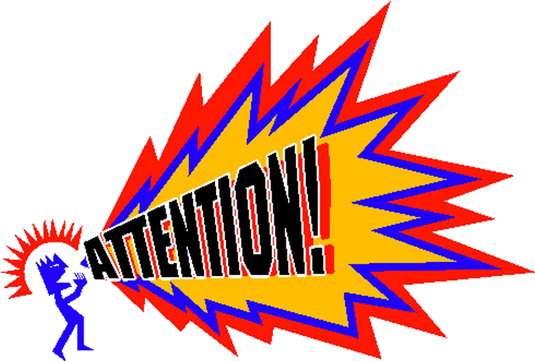 Attention Shock Sign PNG