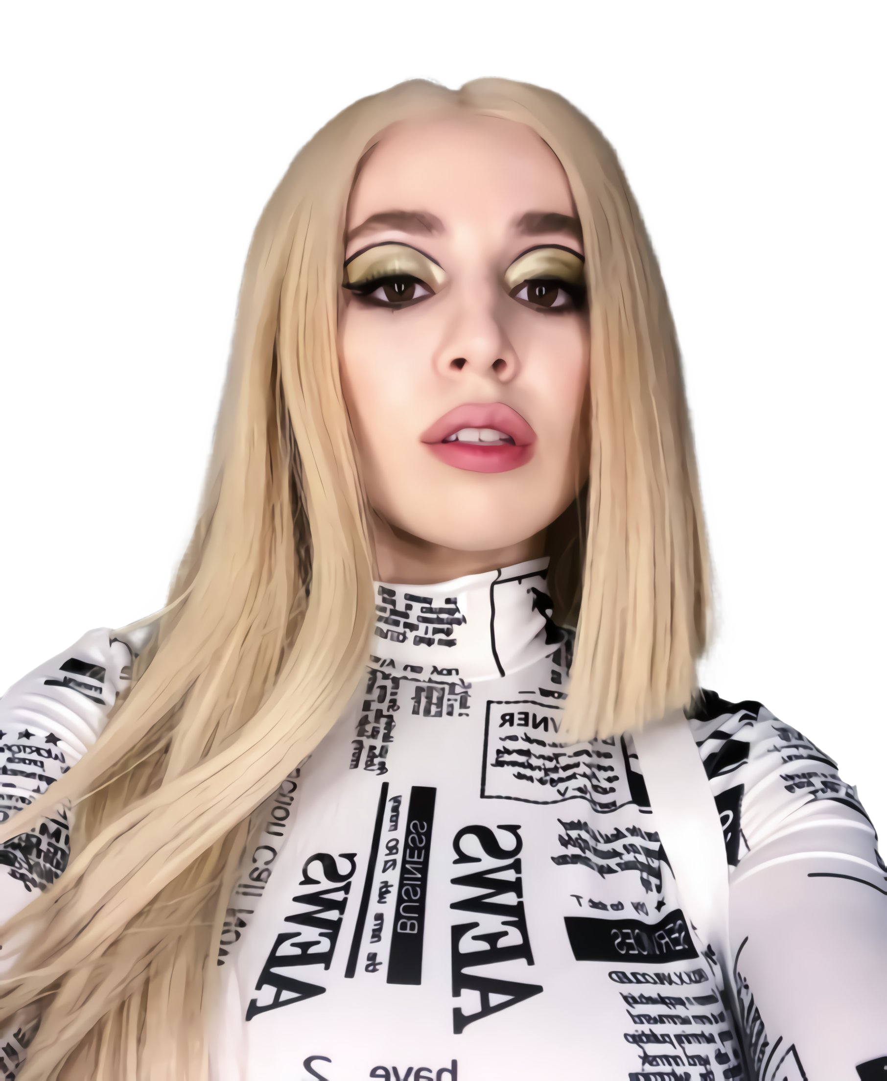 Ava Max Cute Face PNG