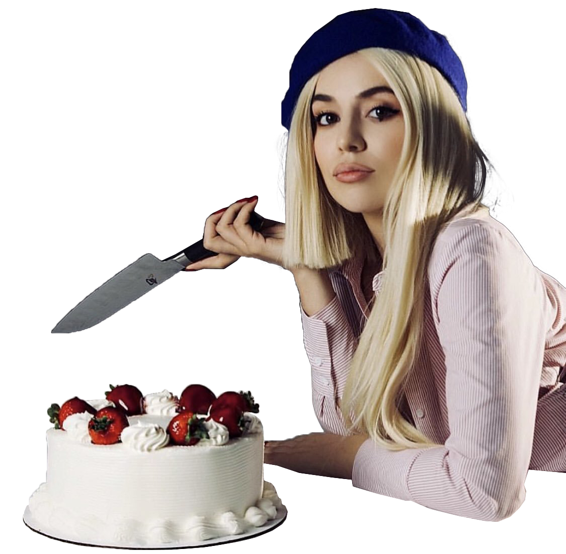 Ava Max Eating Cake PNG