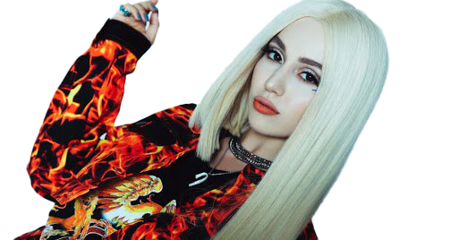 Ava Max Singer Style Pose PNG