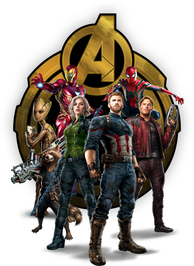 Avengers Infinity War Collection PNG