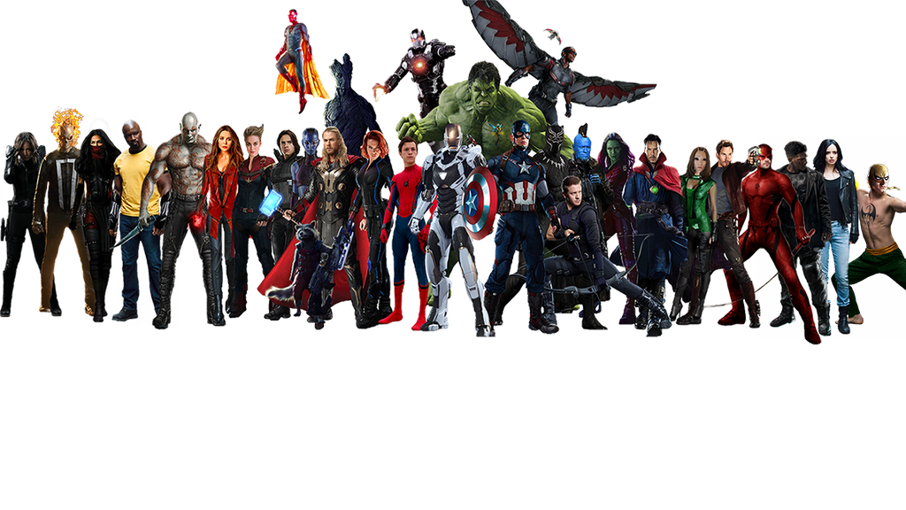 Avengers Infinity War Family Collection PNG