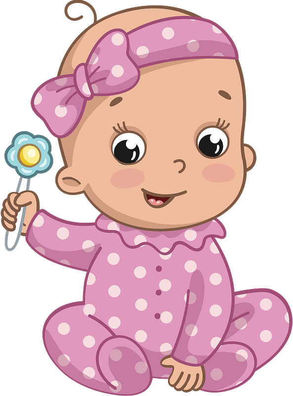Baby Girl Logo Background PNG Image