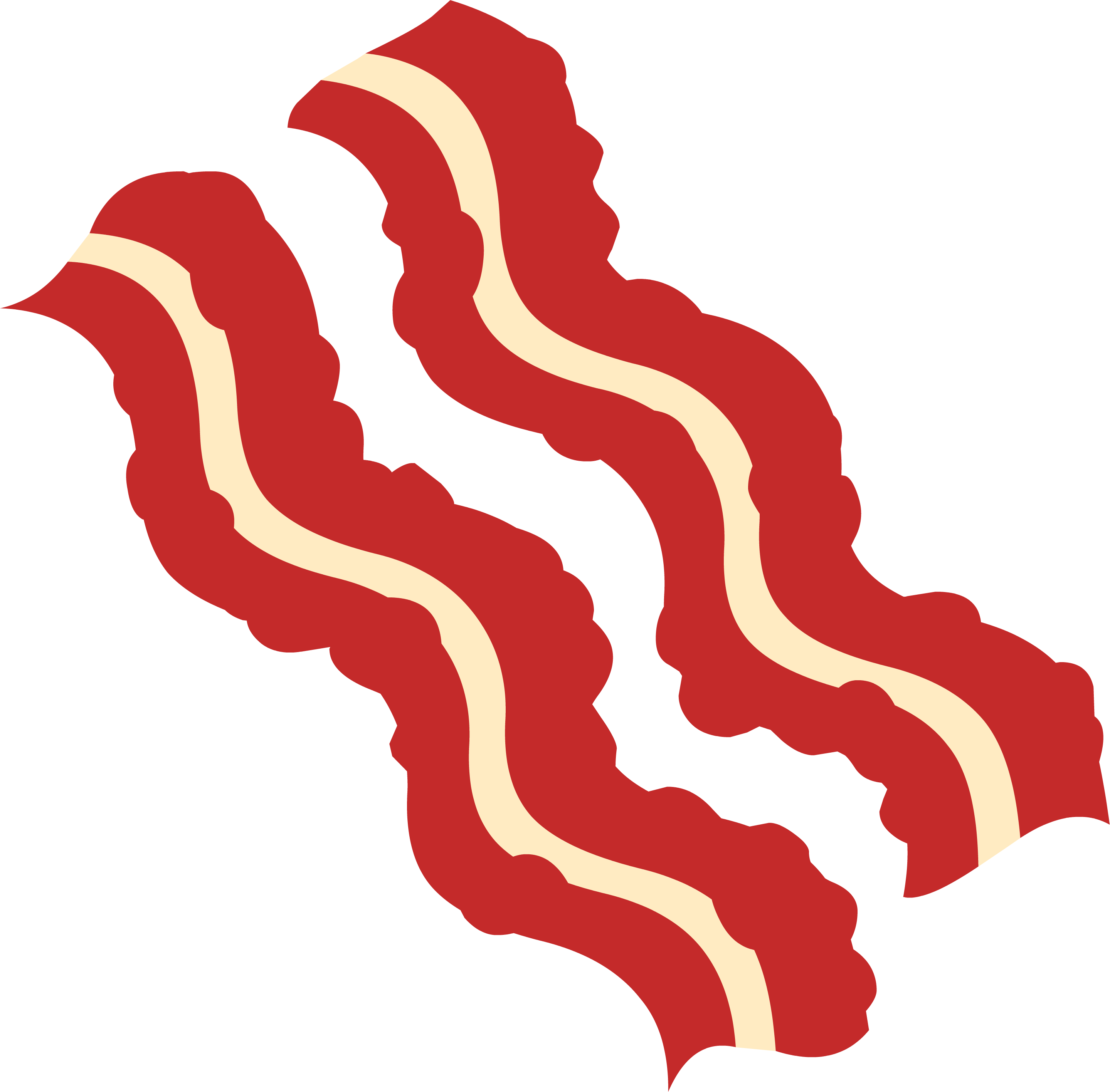 Bacon Strip PNG Clipart Background
