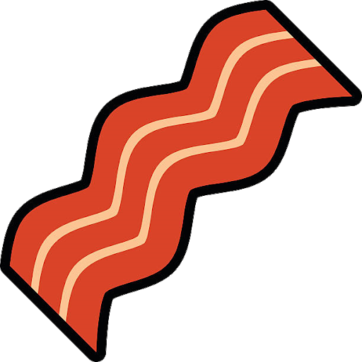 Bacon Vector Background PNG Image