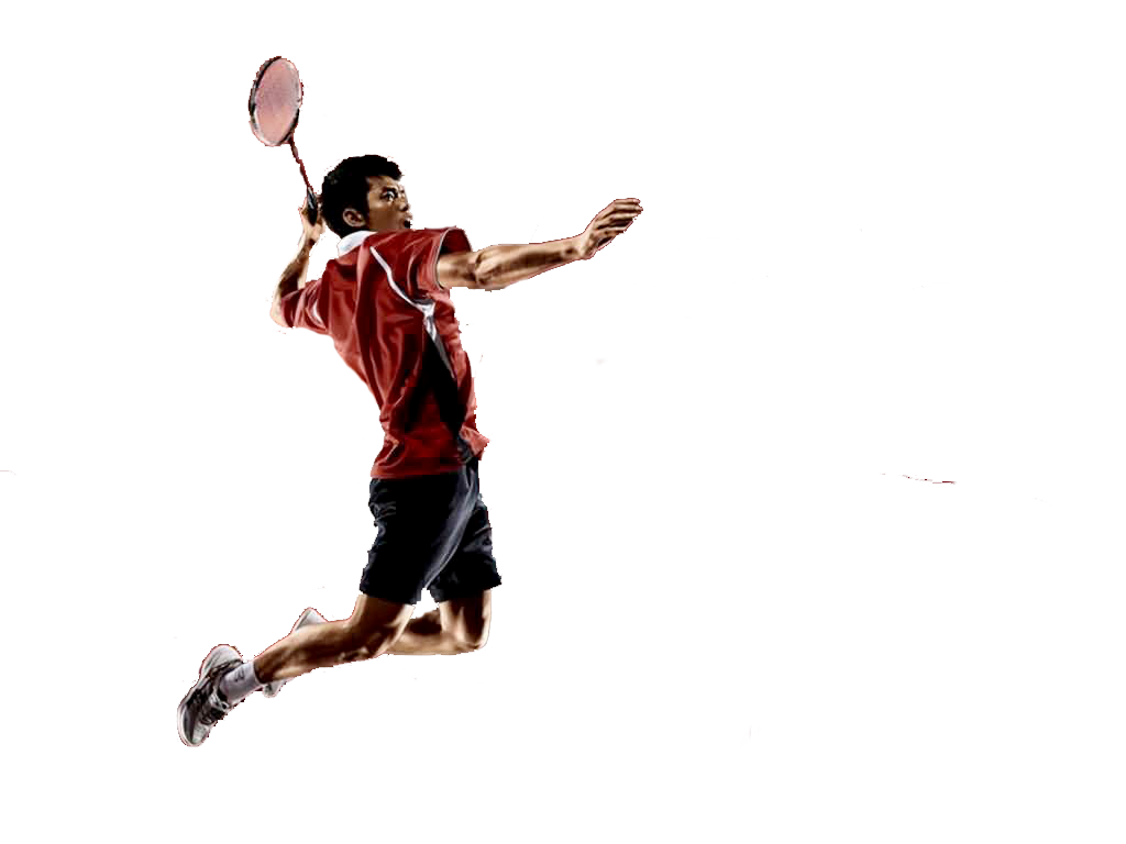 Badminton Playing PNG Clipart Background