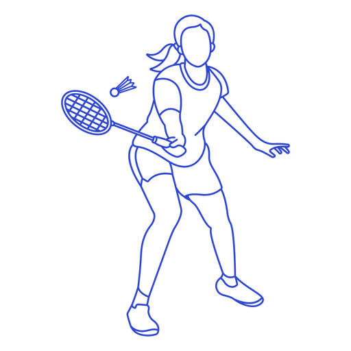 Badminton Vector Background PNG Image
