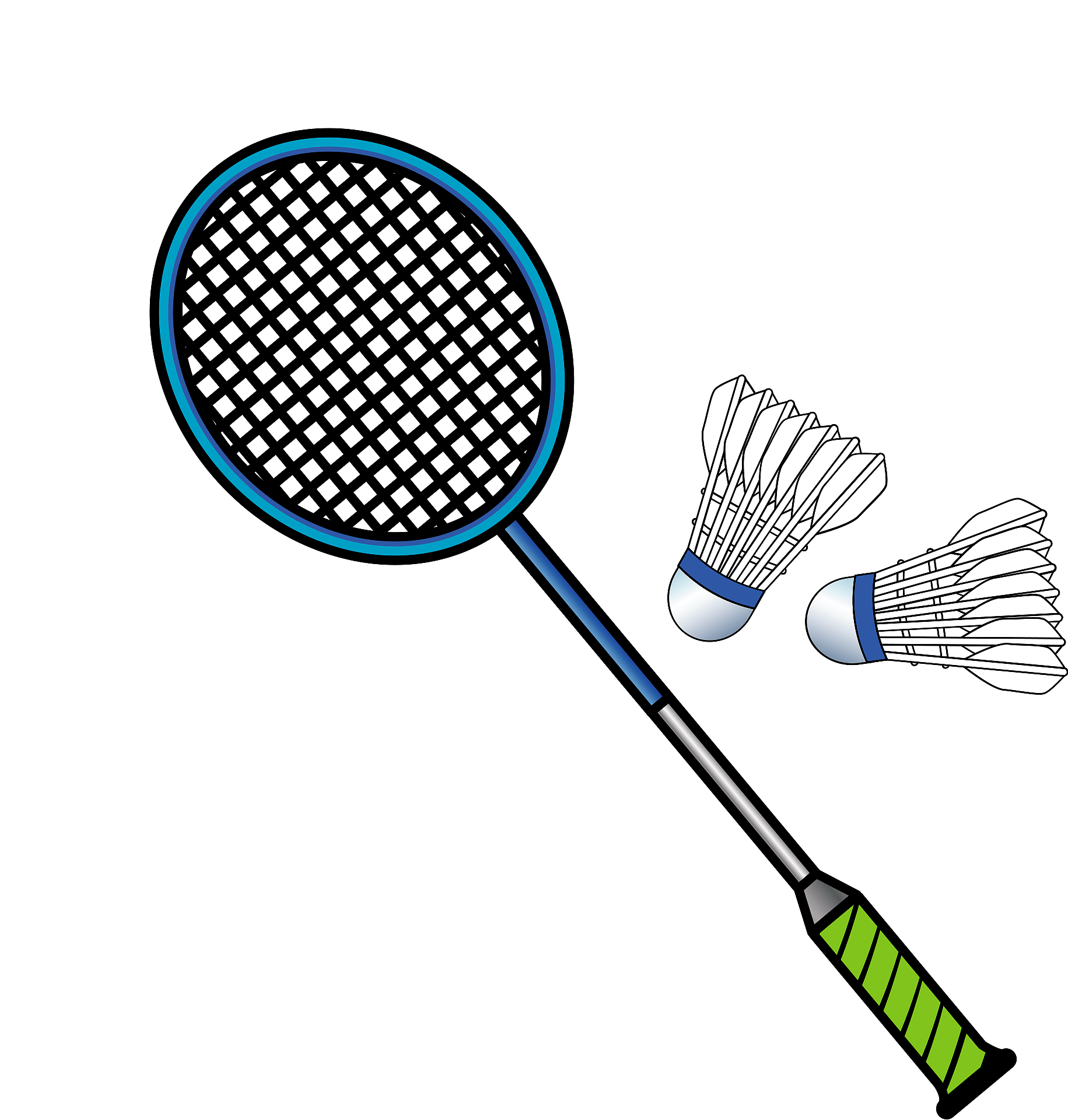 Badminton Vector PNG HD Quality