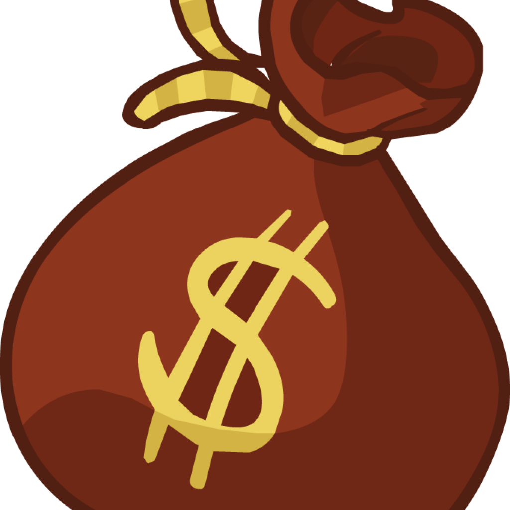 Bag of Money Brown Icon PNG