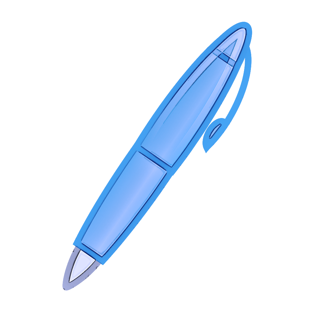 Ball Blue Pen Icon PNG