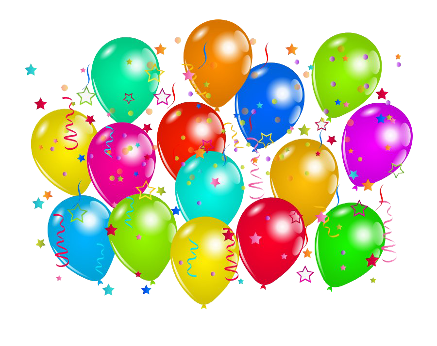 Balloon Birthday Decoration PNG Clipart Background